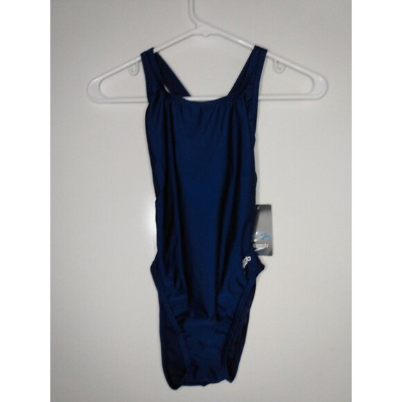 Speedo Women's Pro LT Color One Piece Super Pro Navy Blue Size 6/32 - Picture 4 of 9